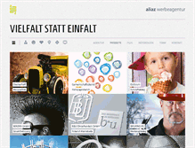 Tablet Screenshot of aliaz.de
